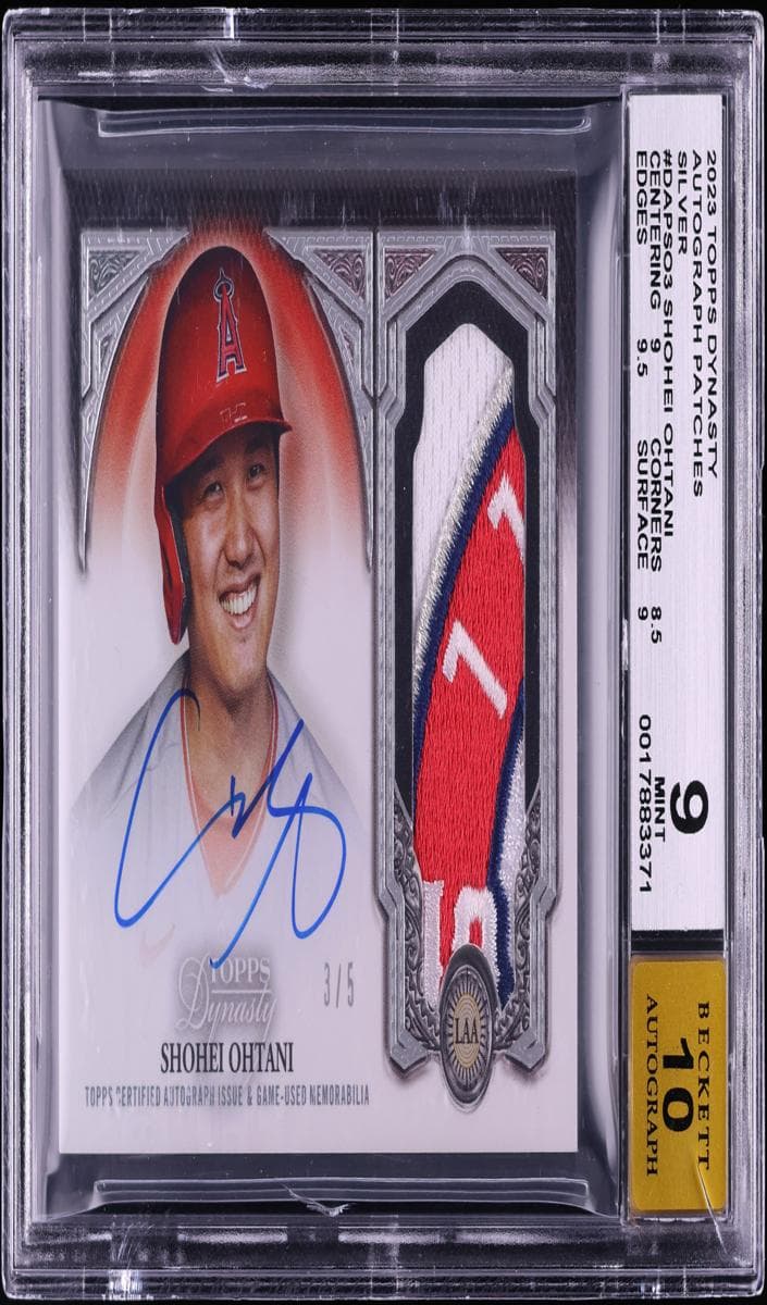 Shohei Ohtani 2023 topps Topps Dynasty