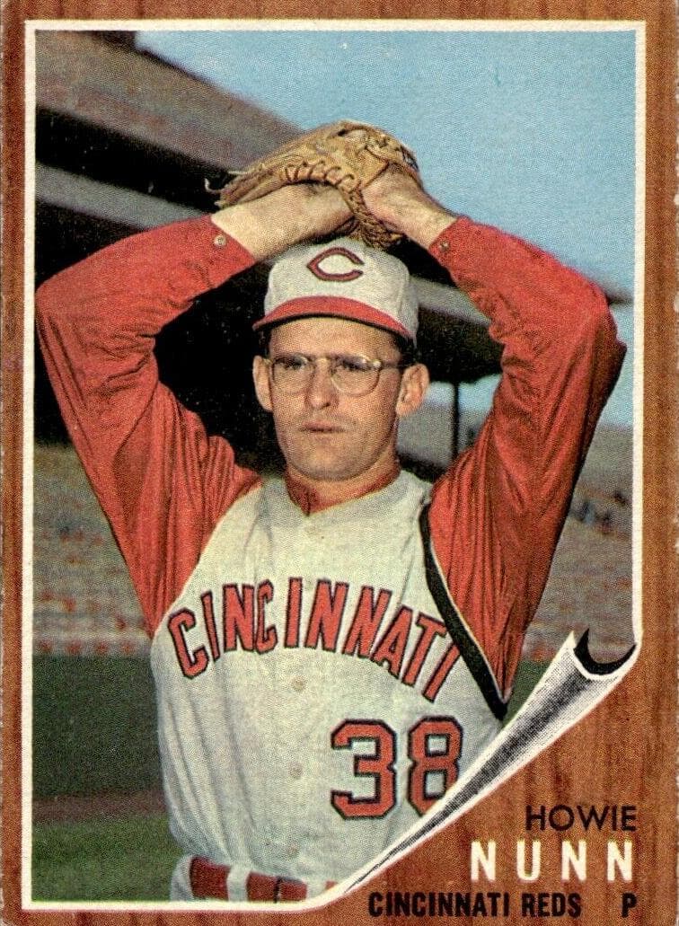 Howie Nunn 1962 topps Topps
