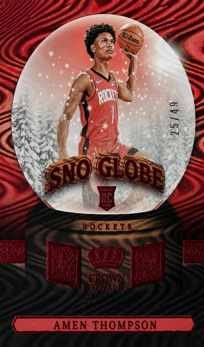 Amen Thompson 2023 panini Panini Crown Royale