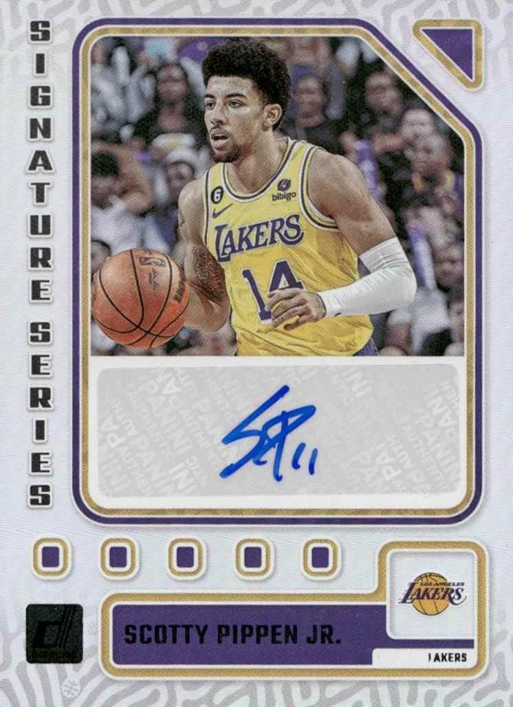 Scotty Pippen Jr. 2023 panini Donruss