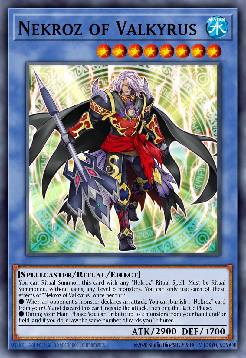 Nekroz of Valkyrus 2015 Yu-Gi-Oh! The Secret Forces
