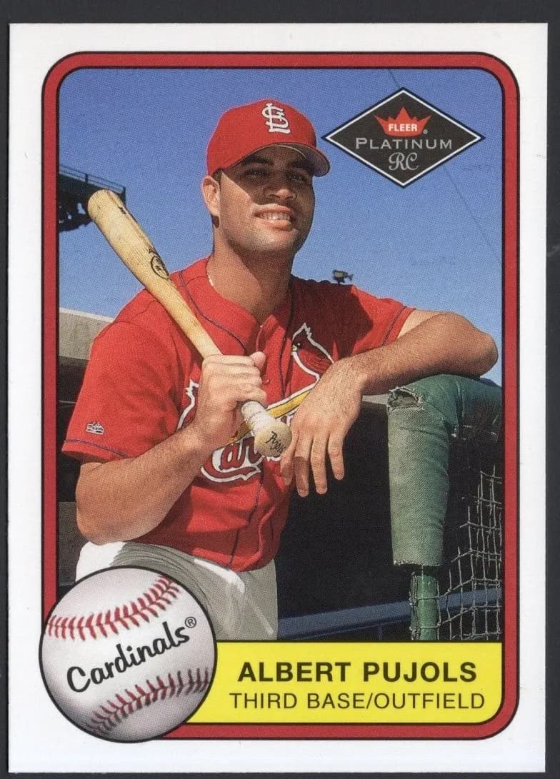 Albert Pujols 2001 fleer Fleer Platinum