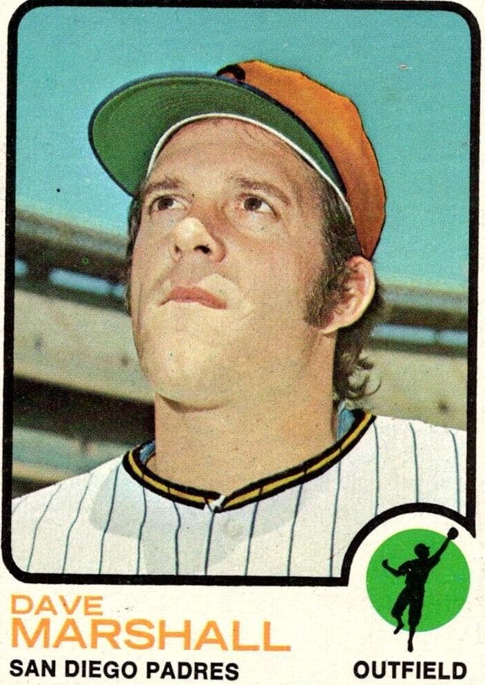 Dave Marshall 1973 topps Topps