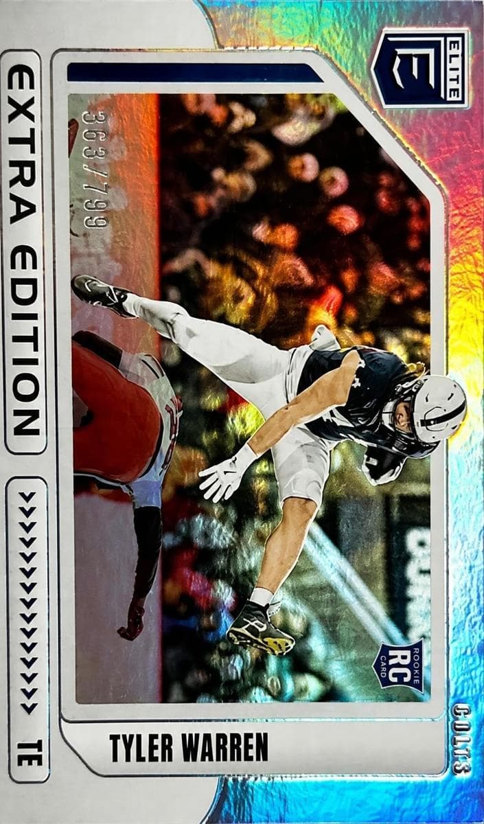 Tyler Warren 2025 panini Donruss Elite