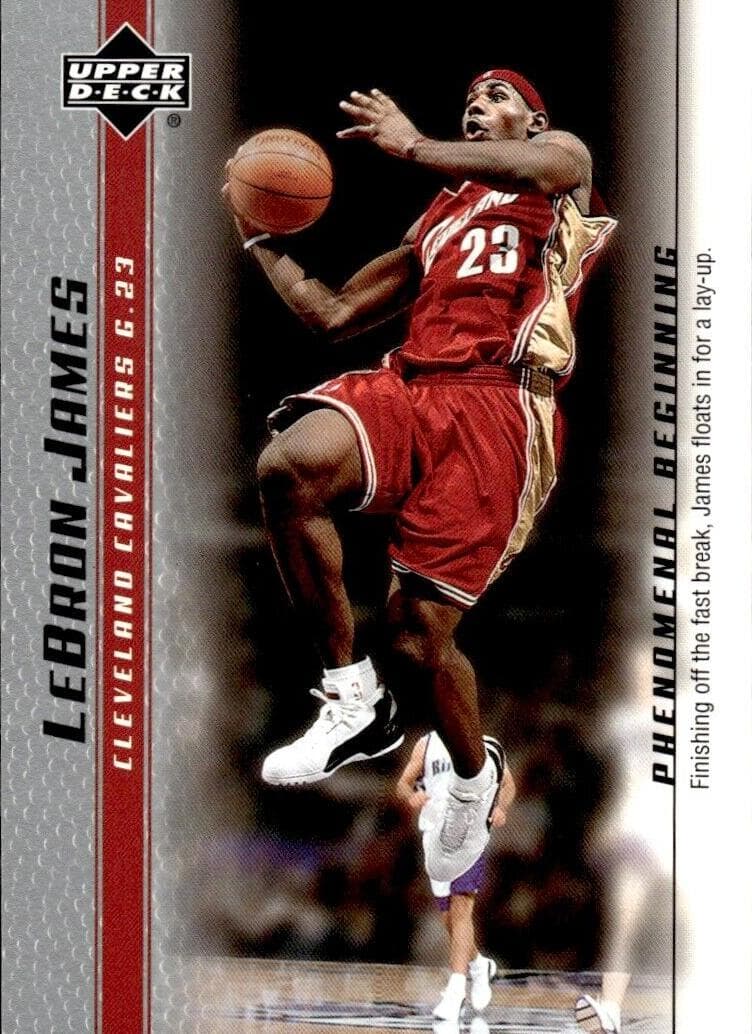 Lebron James 2003 upper-deck Lebron James Phenomenal Beginnings