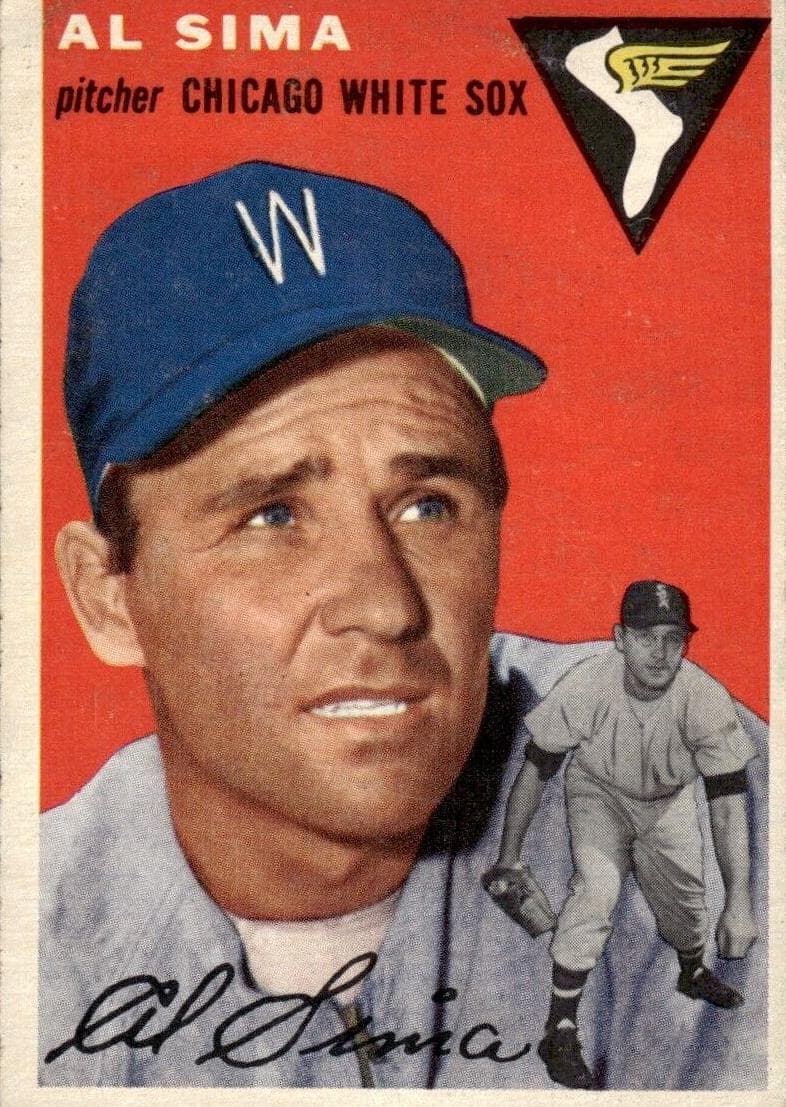 Al Sima 1954 topps Topps