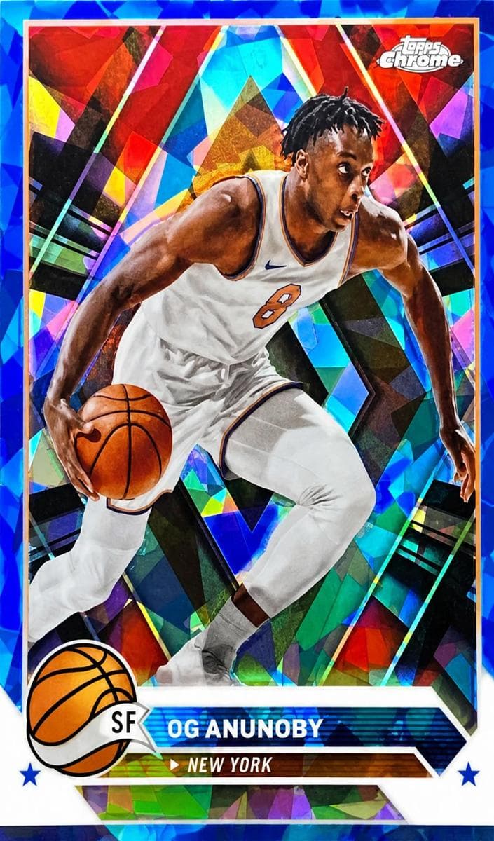 OG Anunoby 2023 topps Topps Chrome Sapphire Edition