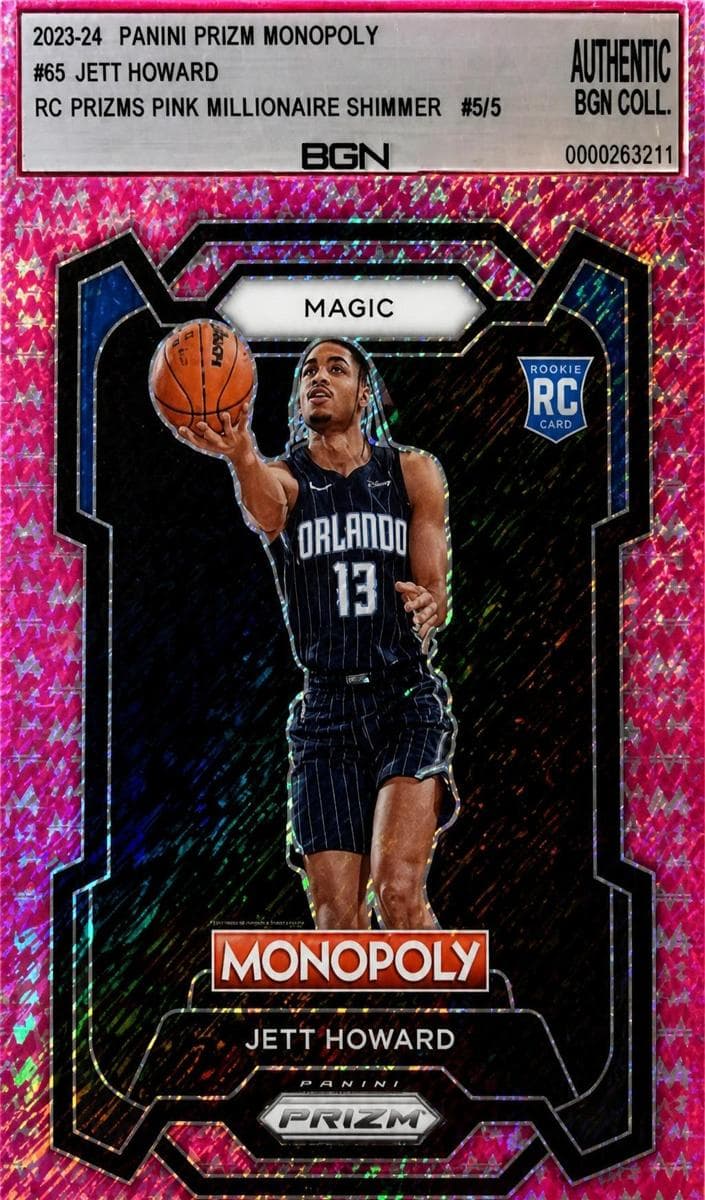 Jett Howard 2023 panini Panini Prizm Monopoly