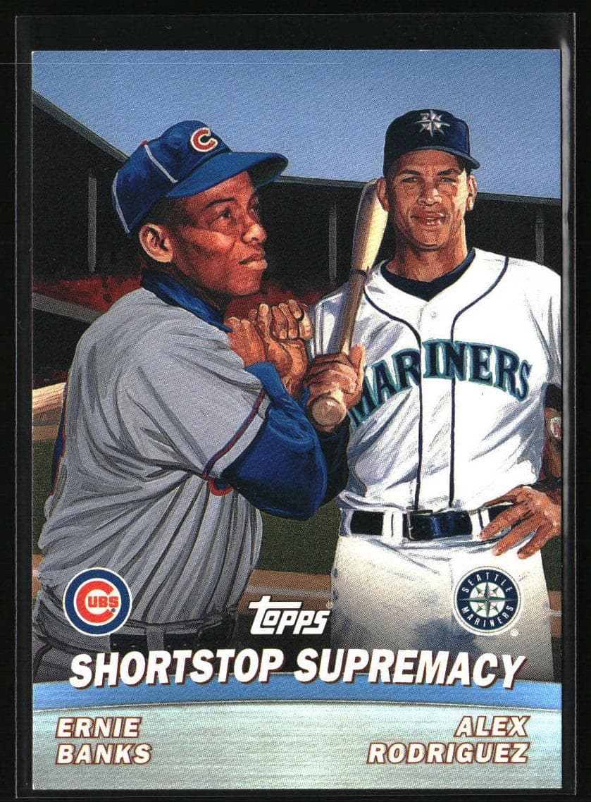 Shortstop Supremacy (Ernie Banks / Alex Rodriguez) #TC6