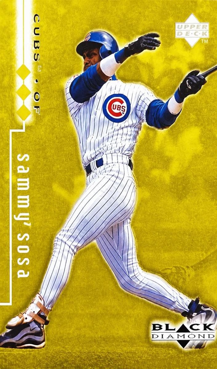Sammy Sosa 1999 upper-deck Upper Deck Black Diamond