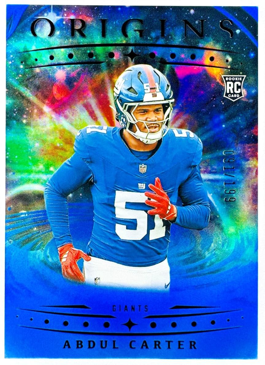 Abdul Carter 2025 panini Origins