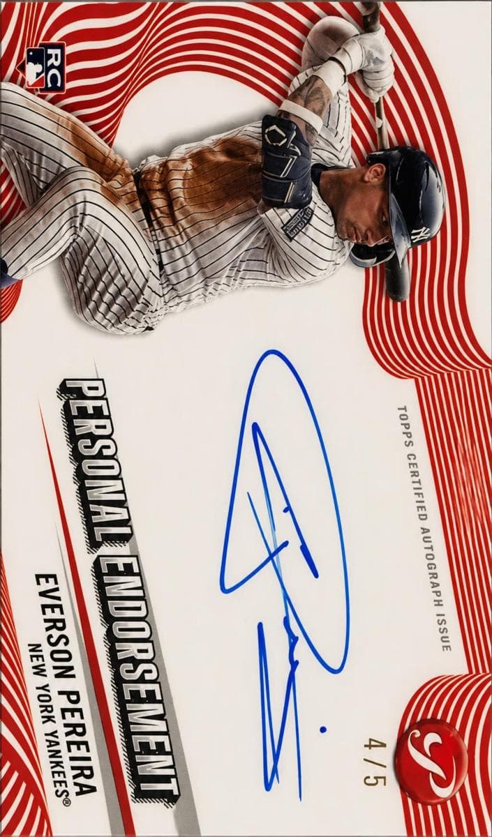 Everson Pereira 2024 topps Topps Pristine