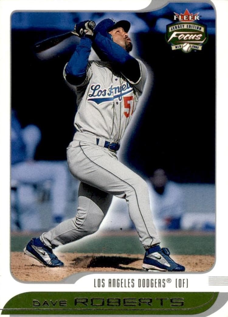 Dave Roberts 2002 fleer Fleer Focus Jersey Edition