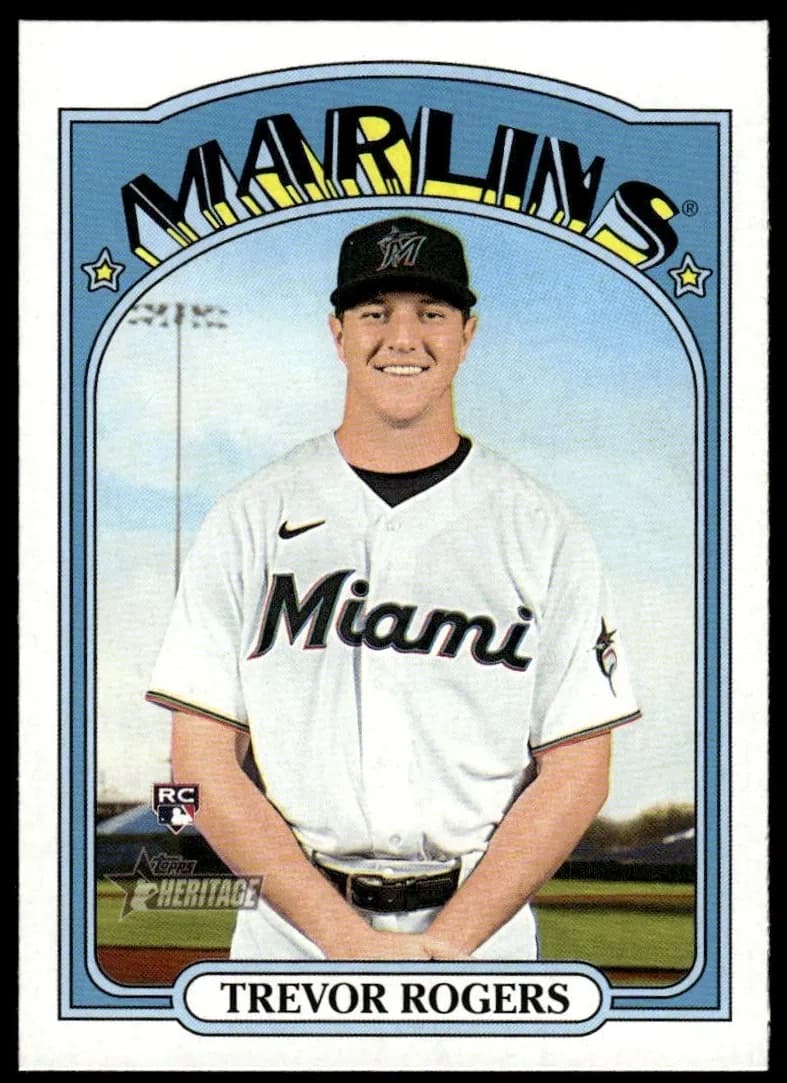 Trevor Rogers 2021 topps Topps Heritage