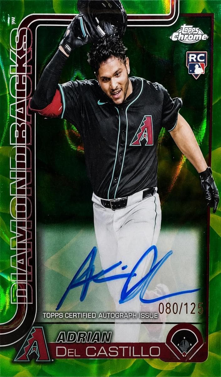 Adrian Del Castillo 2025 topps Topps Chrome Update