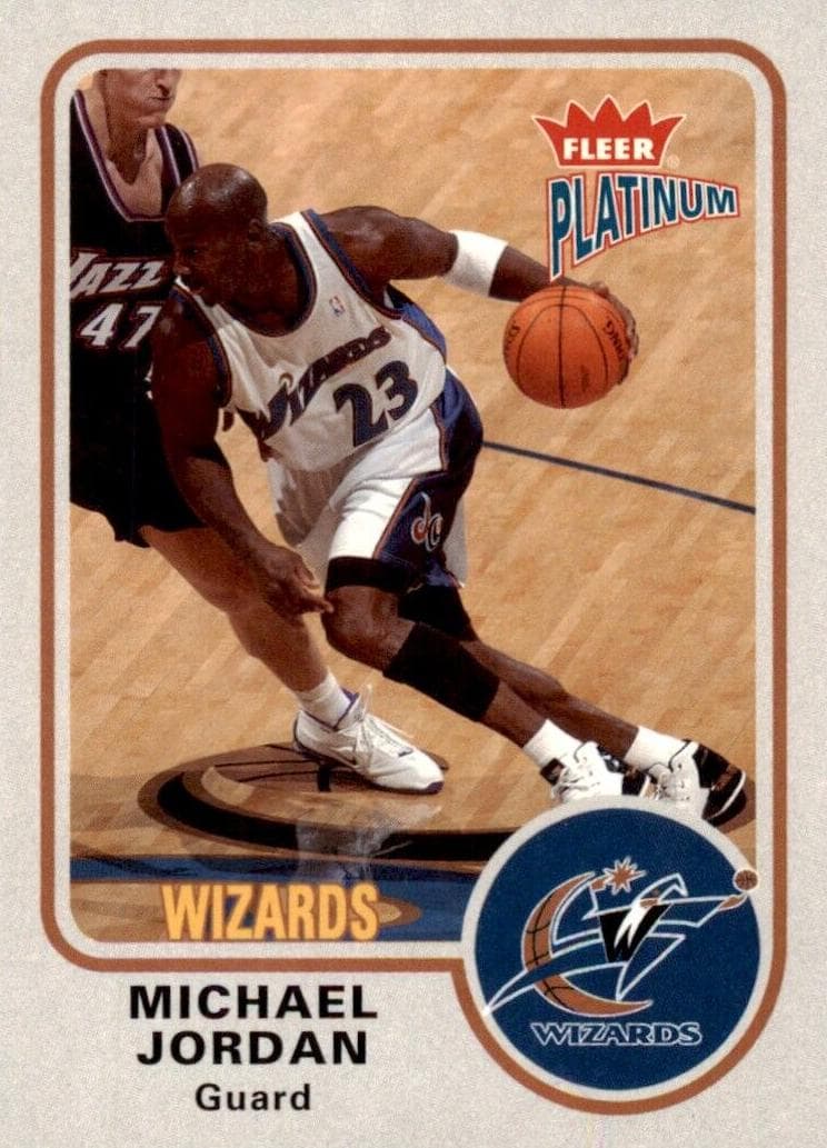 Michael Jordan 2002 fleer Fleer Platinum
