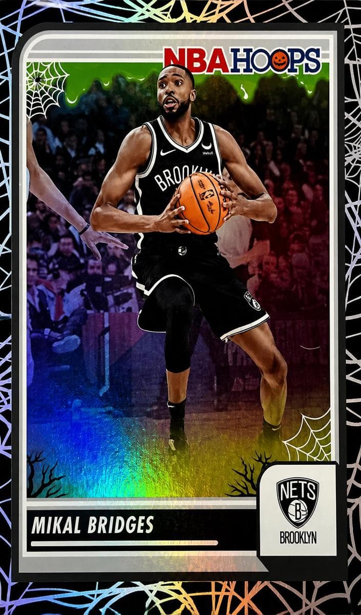 Mikal Bridges 2023 panini Hoops Haunted Hoops