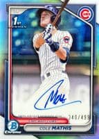 Cole Mathis 2024 bowman