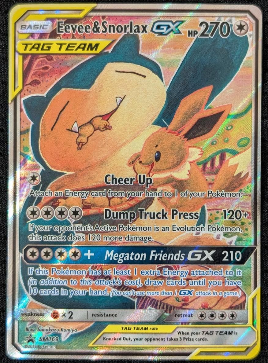 Eevee & Snorlax GX #sm169