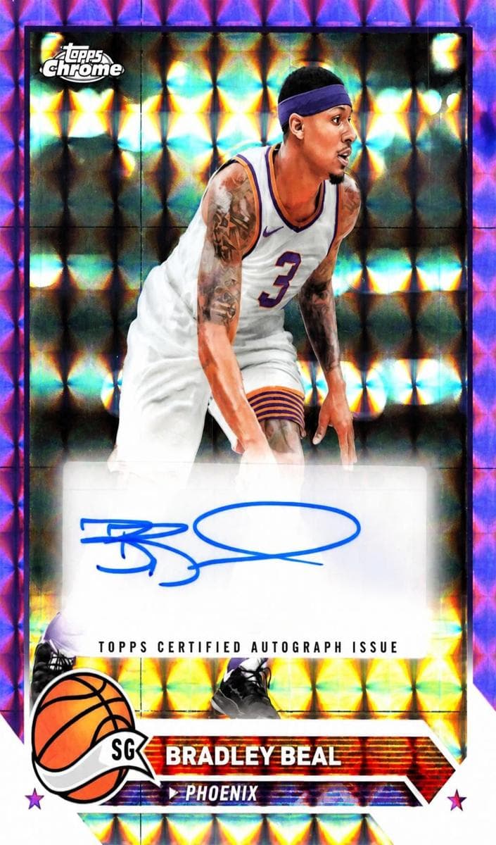 Bradley Beal 2023 topps Topps Chrome