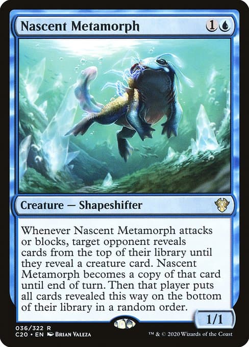 Nascent Metamorph 2020 Magic: The Gathering Commander 2020