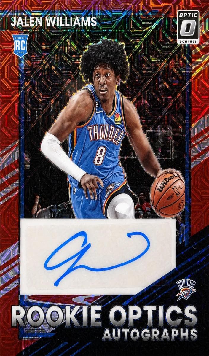 Jalen Williams 2022 panini Donruss Optic
