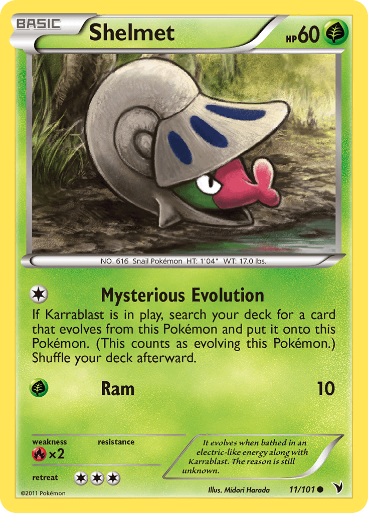 Shelmet 2011 Pokemon Noble Victories