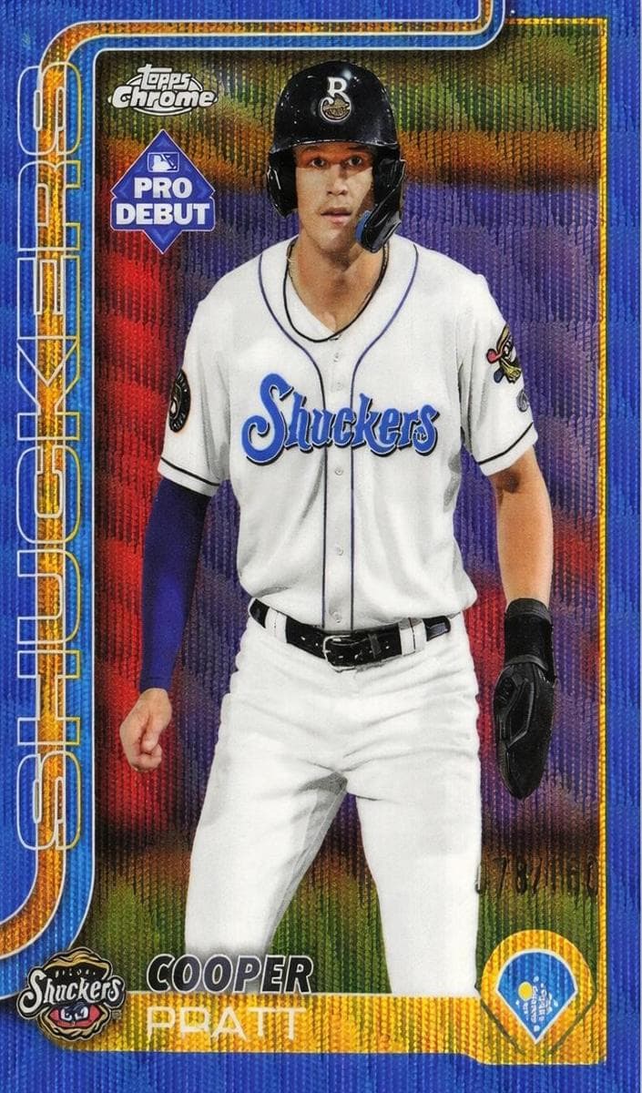 Cooper Pratt 2025 topps Topps Pro Debut