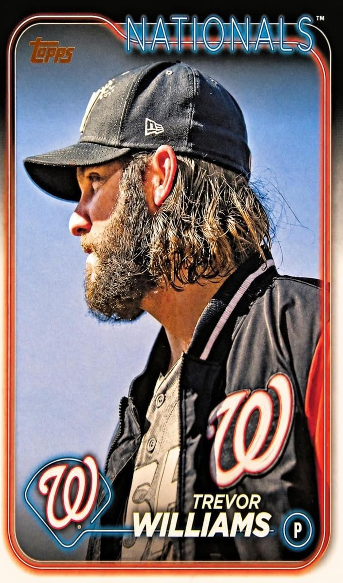 Trevor Williams trading card