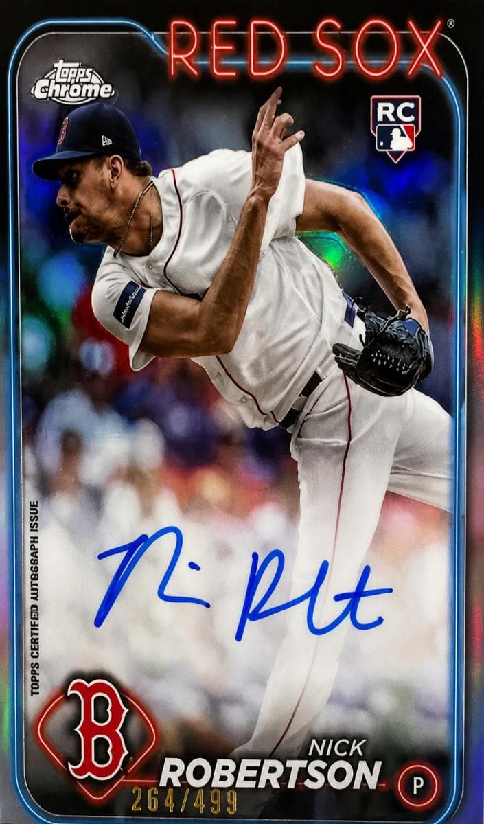 Nick Robertson 2024 topps Topps Chrome