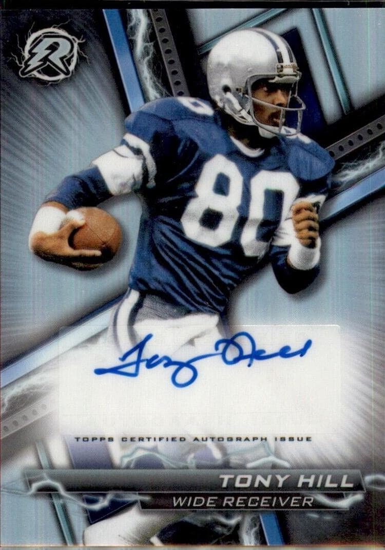 Tony Hill trading card
