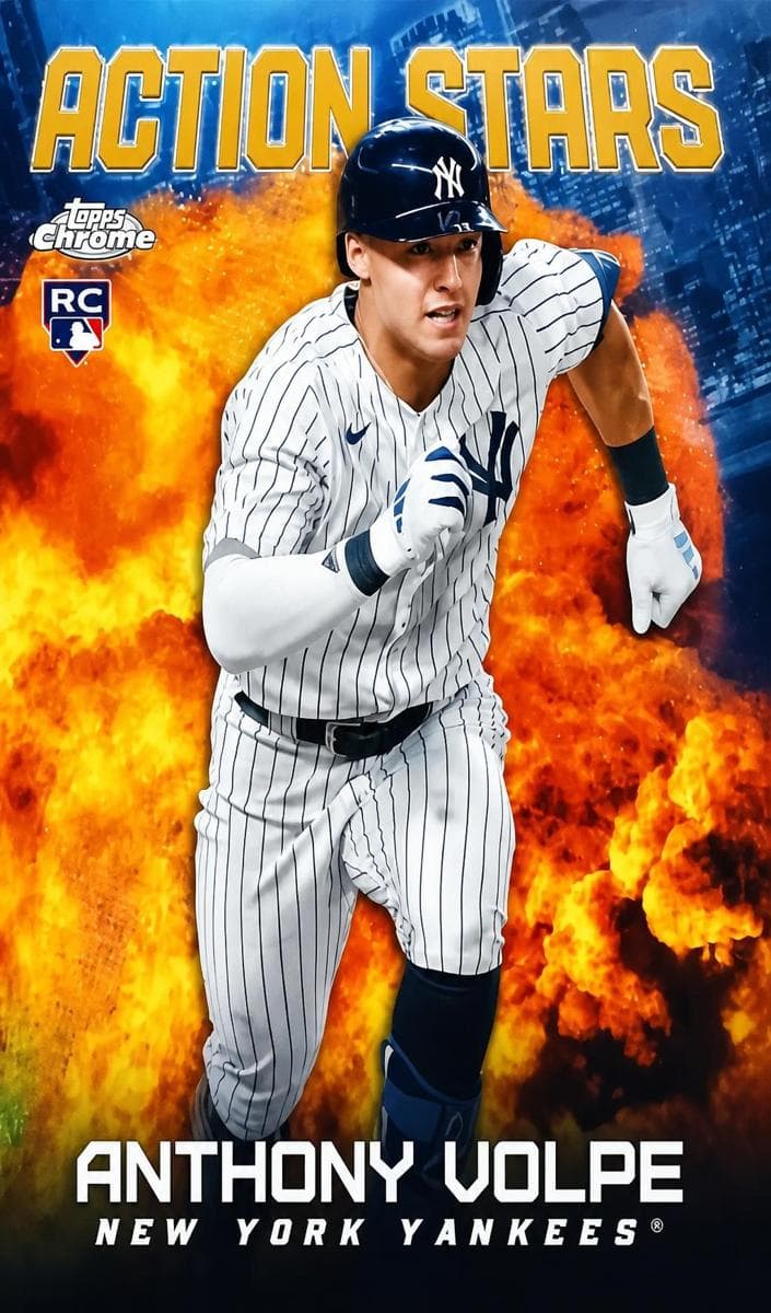 Anthony Volpe 2023 topps Topps Chrome Update
