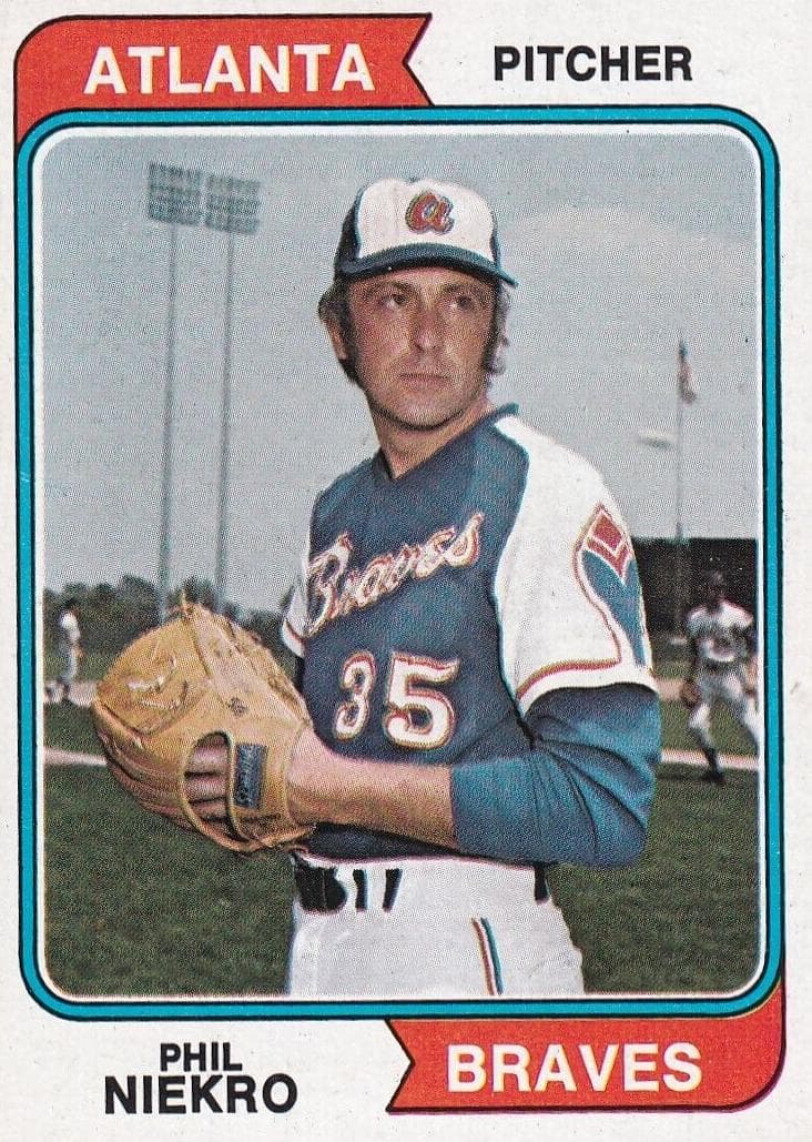 Phil Niekro 1974 topps