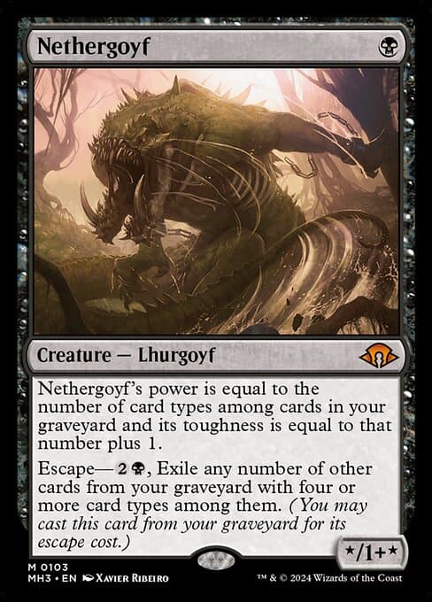 Nethergoyf 2024 Magic: The Gathering Modern Horizons 3