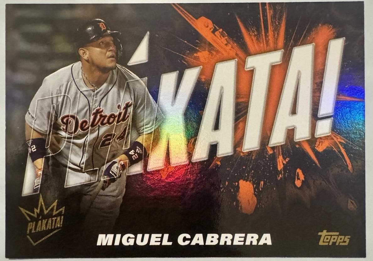 Miguel Cabrera 2025 topps Topps