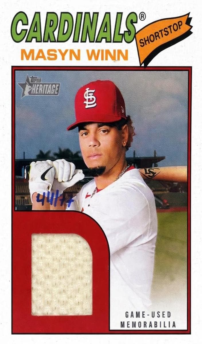 Masyn Winn 2026 topps Topps Heritage