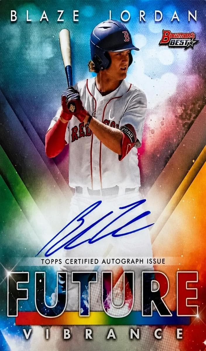 Blaze Jordan 2021 bowman Bowman's Best
