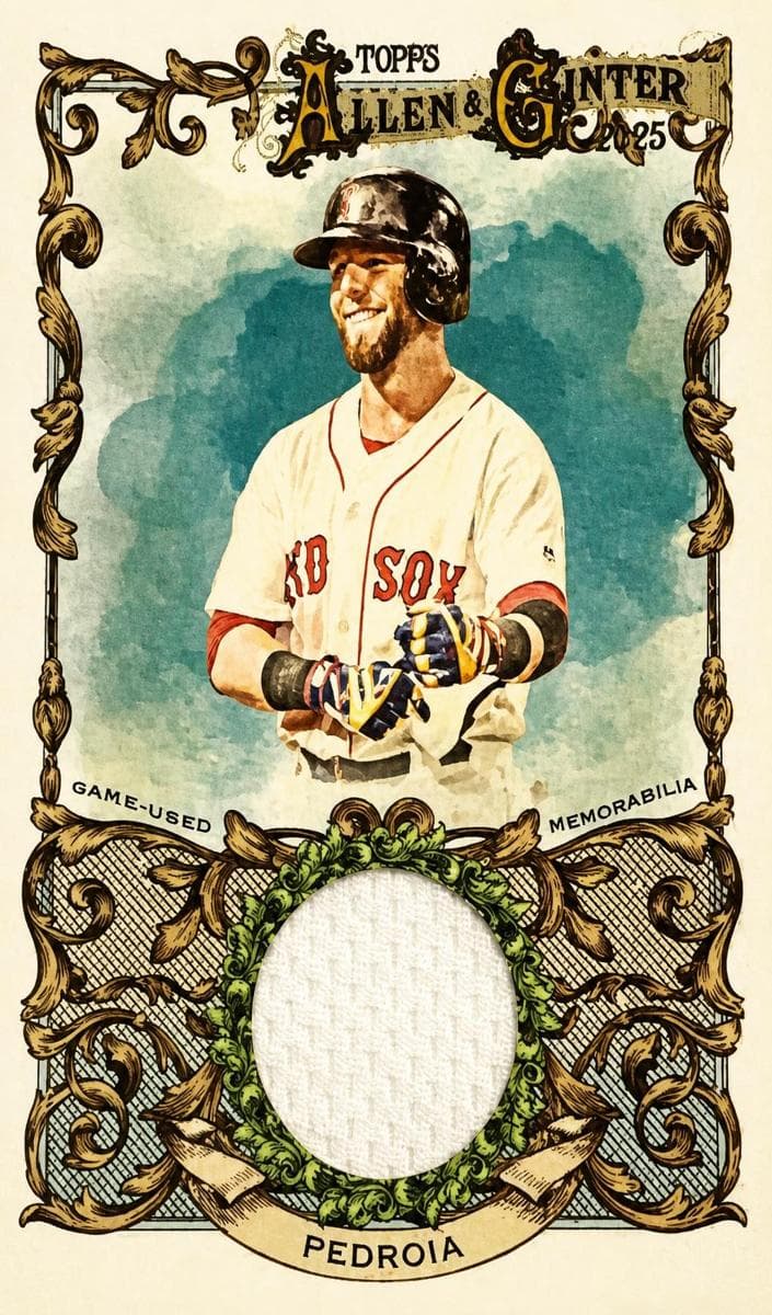 Dustin Pedroia 2025 topps Allen & Ginter