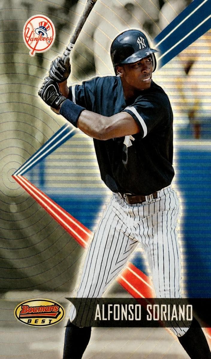 Alfonso Soriano 2001 bowman Bowman's Best