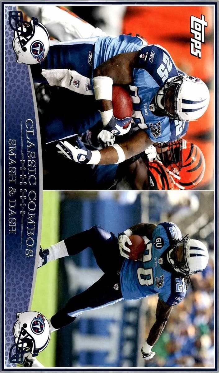 LenDale White / Chris Johnson CC 2009 topps