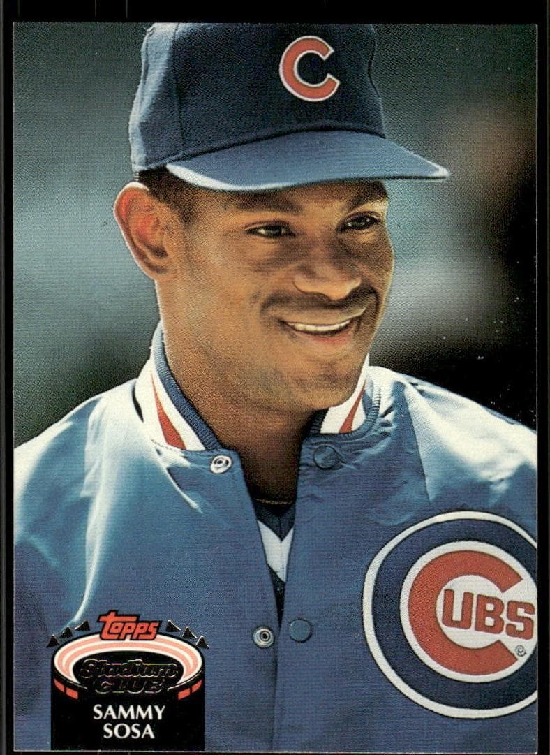 Sammy Sosa 1992 unknown Stadium Club