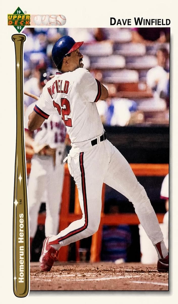 Dave Winfield 1992 upper-deck Upper Deck