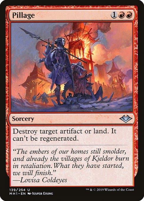 Pillage 2019 Magic: The Gathering Modern Horizons