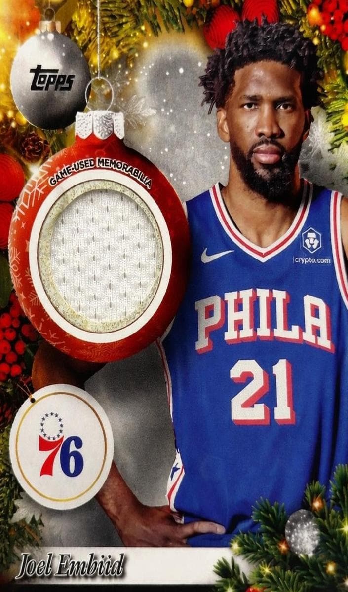 Joel Embiid 2025 topps Topps Holiday