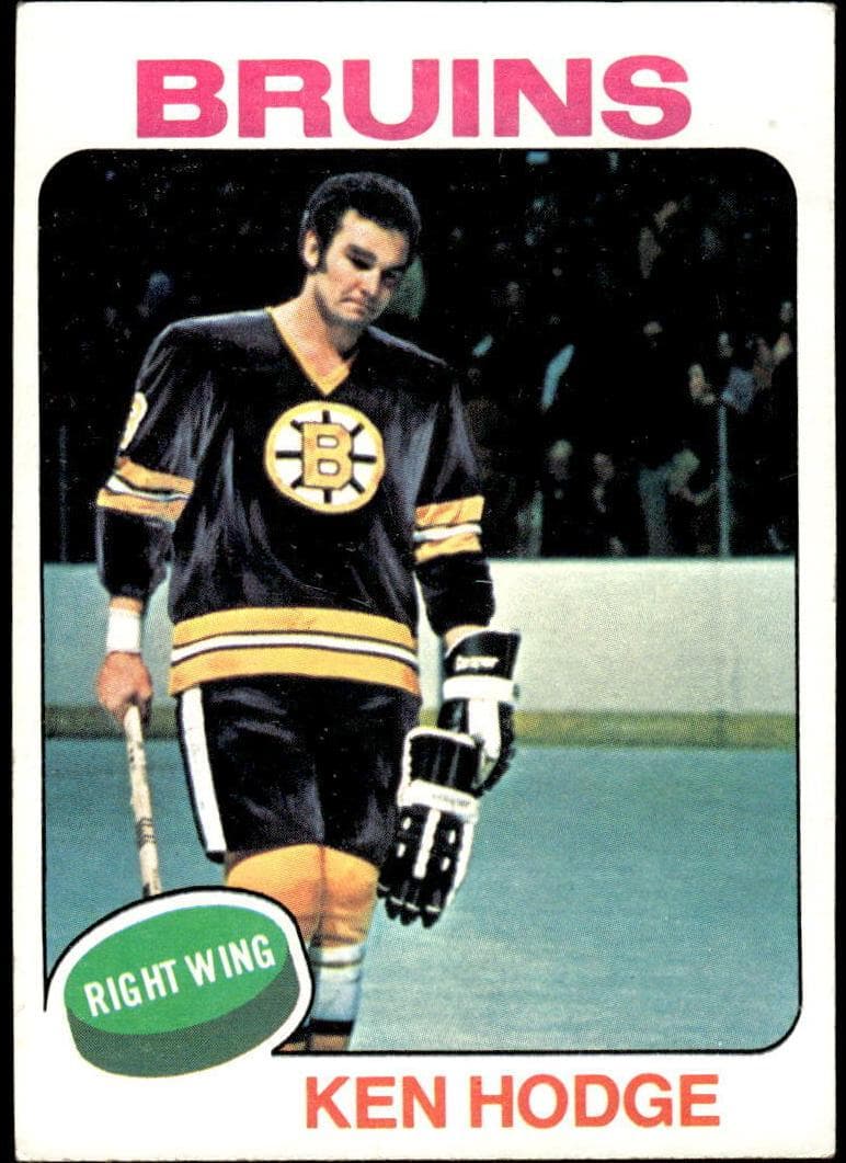 Ken Hodge 1975 topps Topps