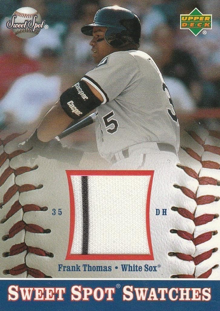 Frank Thomas 2002 upper-deck Sweet Spot Swatches