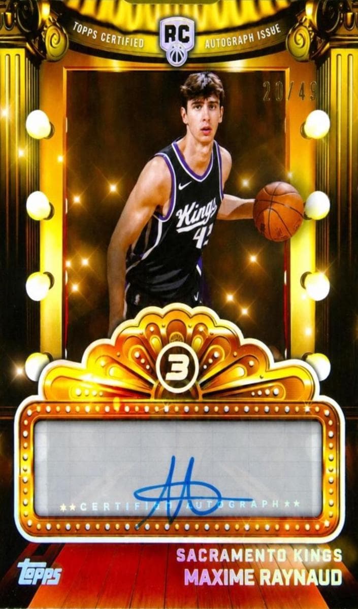 Maxime Raynaud 2025 topps Topps 3