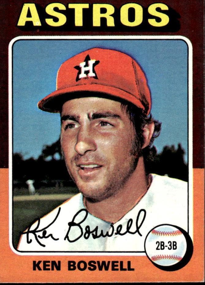 Ken Boswell 1975 topps Topps