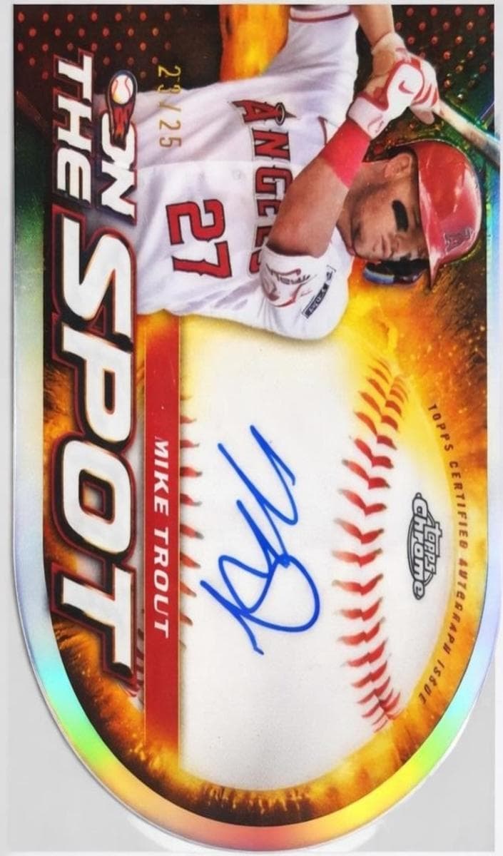Mike Trout 2024 topps Topps Chrome