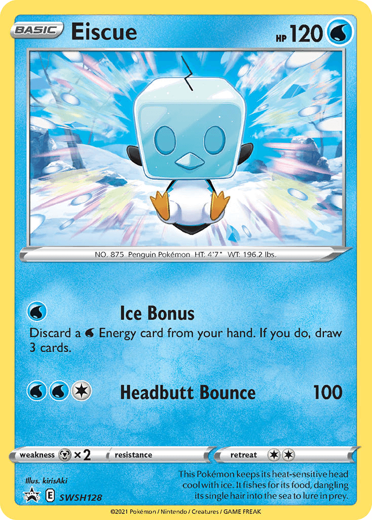 Eiscue 2021 Pokemon Korean Start Deck 100